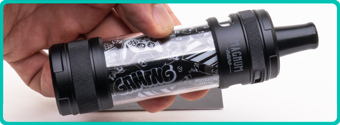 Design de l'E-Chicha Magnum Nano Aspire